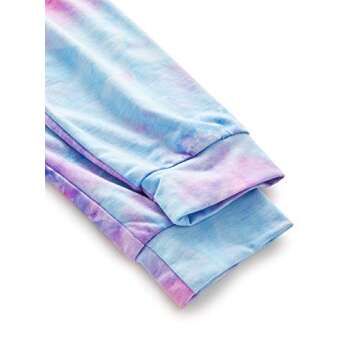 MakeMeChic Women's Cropped Hoodie Casual Workout Crop Sweatshirt Tops Ombre Blue S