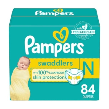 Pampers Swaddlers Diapers Size 0 - Ultra Soft Baby Care