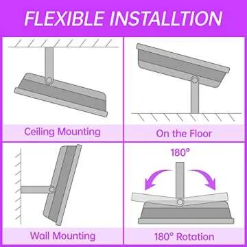 TyTopFan 100W Waterproof Black Flood Light for Parties