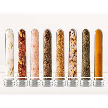 Plastic Test Tubes 70 mL Science Party Test Tubes 12 Pcs for Scientific Experiments,Party Decoration,Candy,Bath Salt,Dice Display