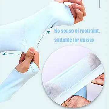 LUREASY UV Protection Compression Arm Sleeves for Summer