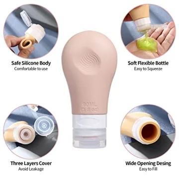 Gemice 16 Pack Travel Bottles Set for Toiletries