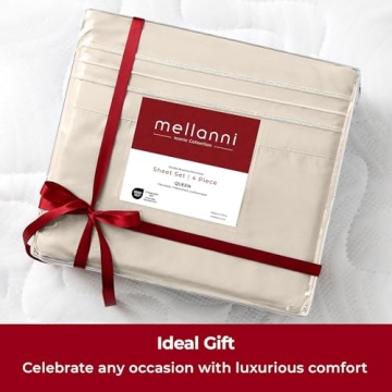Mellanni Queen Sheets Set - Luxurious, Soft, Affordable Bedding