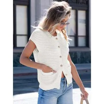 Trendy ANRABESS Women's Sweater Vest for Spring Style