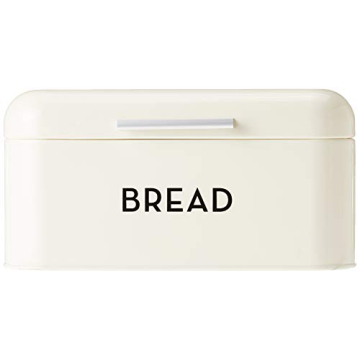 Now Designs Metal Bread Bin in Ivory - Stylish Storage Solution