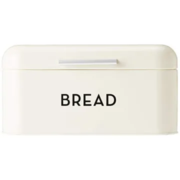 Now Designs Metal Bread Bin in Ivory - Stylish Storage Solution