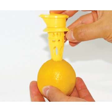 EcoJeannie 1 Pack Citrus Tap, Portable Lemon Juicer Faucet (Patent Pending), Lime Squeezer, Juice Extractor- BPA Free Hormone Free