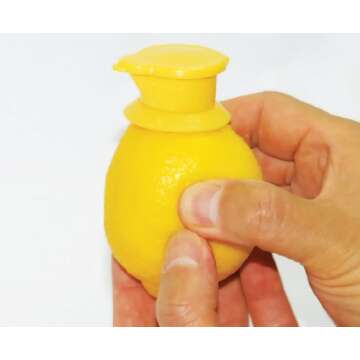 EcoJeannie 1 Pack Citrus Tap, Portable Lemon Juicer Faucet (Patent Pending), Lime Squeezer, Juice Extractor- BPA Free Hormone Free