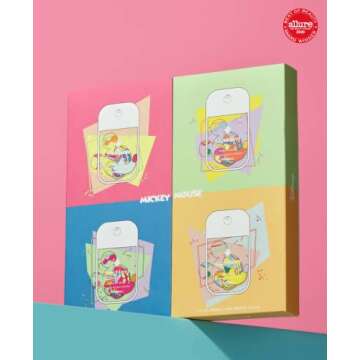 Touchland Disney Hydrating Hand Sanitizer | Limited Edition Mickey Mouse | Citrus, Lavender, Aloe, Unscented | 500-Sprays each, 1FL OZ (Set of 4)