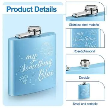Elegant Tanlade Bride Flask for Weddings and Parties