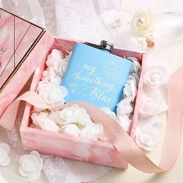 Elegant Tanlade Bride Flask for Weddings and Parties