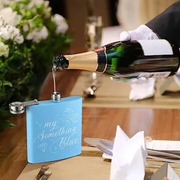Elegant Tanlade Bride Flask for Weddings and Parties