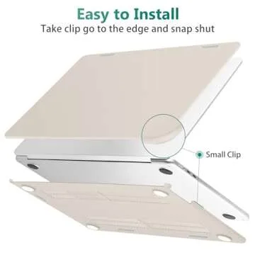 May Chen Stylish Hard Shell Case for M3 MacBook Air 13.6