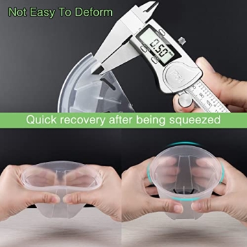 GREENPARA 6-inch Transparent Plant Nursery Pots