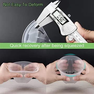 GREENPARA 6-inch Transparent Plant Nursery Pots