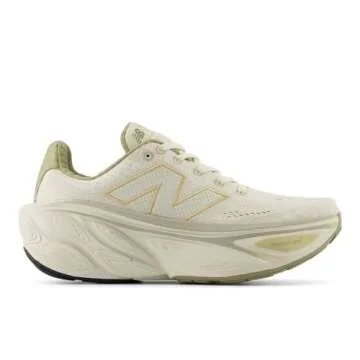 New Balance Women's Fresh Foam X More V5 Running Shoe, Linen/Stoneware/Gold Metallic, 6