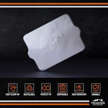 Traeger Pro 575/ Pro 22 Drip Tray Liner 5-Pack