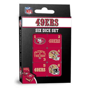 San Francisco 49ers NFL Dice Set - Perfect Fan Gift