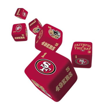 San Francisco 49ers NFL Dice Set - Perfect Fan Gift