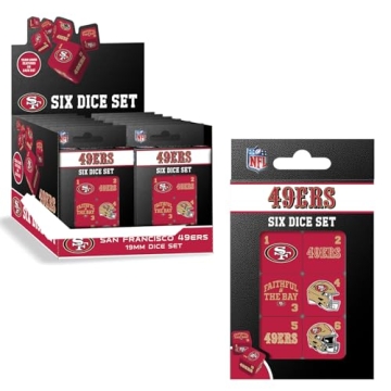 San Francisco 49ers NFL Dice Set - Perfect Fan Gift