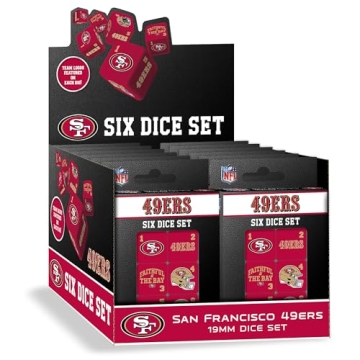 San Francisco 49ers NFL Dice Set - Perfect Fan Gift
