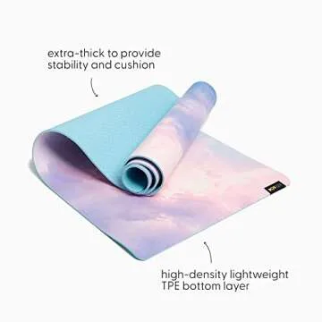 Best Extra Thick Non Slip Yoga Mat for Women - POPFLEX