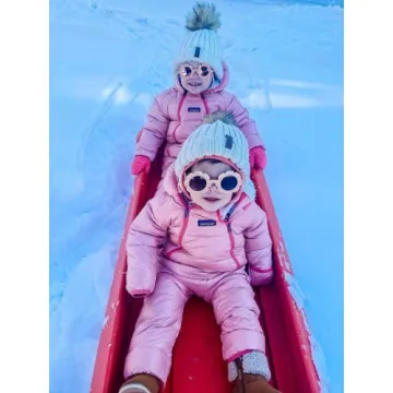 FURTALK Kids Knitted Pom Beanie Hat for Toddlers