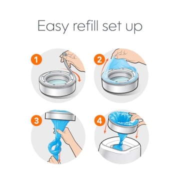 Diaper Genie Bags Refills with Max Odor Lock Technology