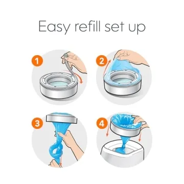 Diaper Genie Bags Refills with Max Odor Lock Technology