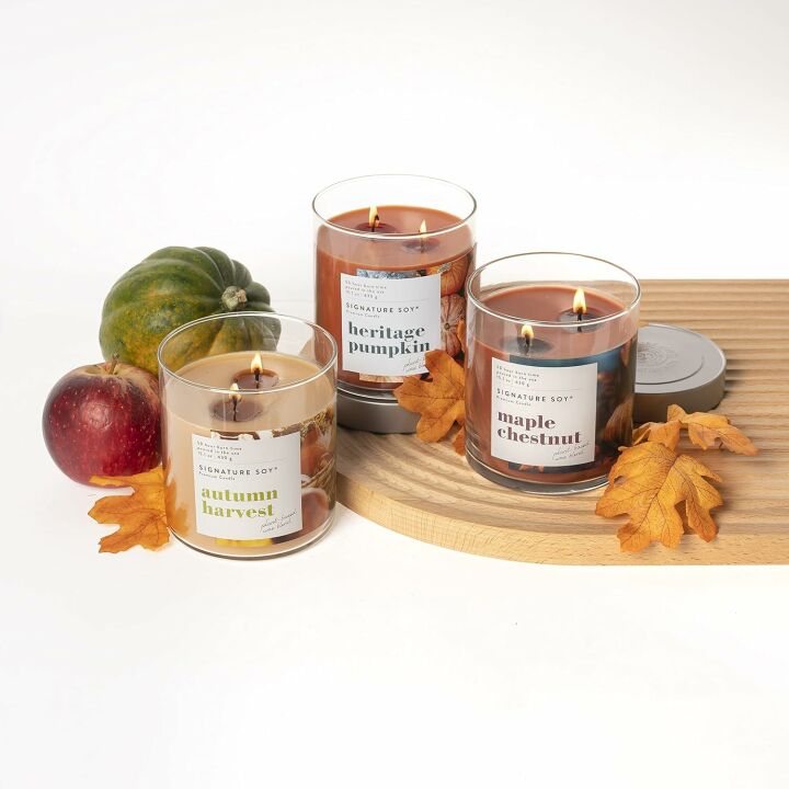 Autumn Harvest Scented Candle – Cozy Home Fragrance