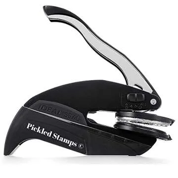 10+ Designs Custom Book Embosser with Your Name from The Library of, Book Belongs to, Floral Ex Libris, Great Book Lover Gift 1 x 5/8" (Plain Text)