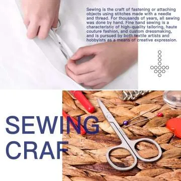 Portable JUNING Sewing Kit with Case for Easy Use