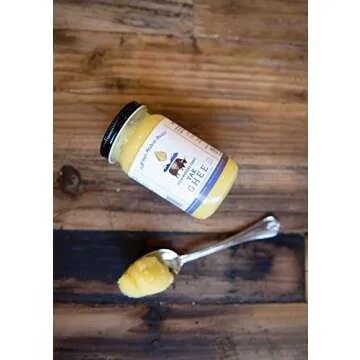 YAK GHEE A2/A2 BY GOLD NUGGET GHEE, FULL-YEAR/PASTURE-RAISED, GRASS-FED BUTTER, KETO & PALEO 8oz