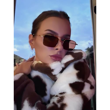 FEISEDY Retro Aviator Sunglasses UV400 Protection Trendy