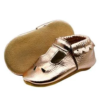 iEvolve Baby Leather Moccasins for Toddlers - Soft & Stylish