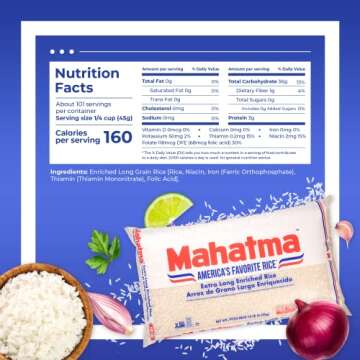 Mahatma Extra Long Grain White Rice, 10 Pound, Gluten-Free and Non-GMO, Rice Bulk Bag (Pack of 1)