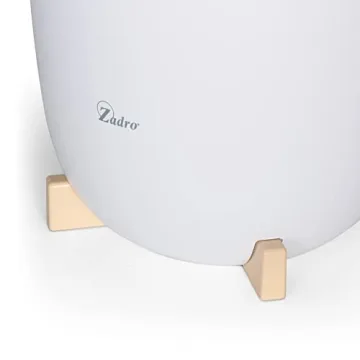 Zadro Large Hot Towel Warmer Bucket Timer Electric Towel Warmer for Bathroom Auto-Shut Off Heated Towel Warmer Spa (Large | 20L | 12" Dia. x 21" Tall, White/Irish Cream)