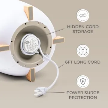 Zadro Large Hot Towel Warmer Bucket Timer Electric Towel Warmer for Bathroom Auto-Shut Off Heated Towel Warmer Spa (Large | 20L | 12" Dia. x 21" Tall, White/Irish Cream)