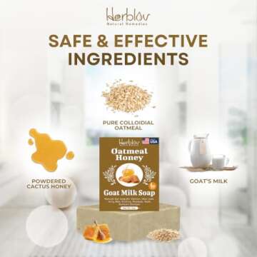 Oatmeal Honey Goat's Milk Soap – Soothing Natural Skin Care