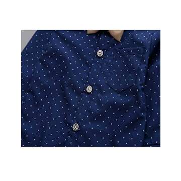 HeMarIsle Baby Toddler Boy Formal Gentleman Suits,Dress Shirt With Bowtie+Suspender Pants Dressy Outfit (Blue Star, 3T)