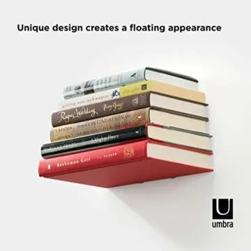 Umbra Conceal Floating Bookshelf Set - Innovative Design