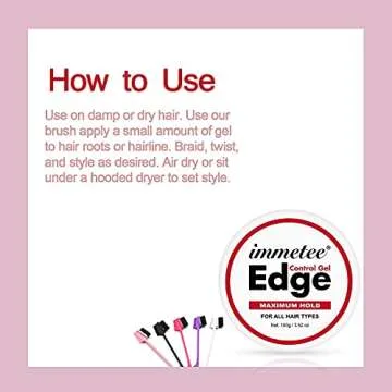 immetee 4C Extreme Hold Gel for Moisture-Rich Styling