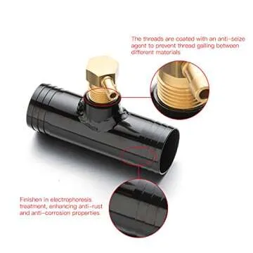 Auxiliary Fuel Tank Install Kit 11408 Diesel Installation Kit Compatible with Rds Auxiliary Fuel Tank Gravity Fueled Auxiliary Fuel Tank and Newer Models with 1¾" Fill Line