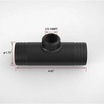 Auxiliary Fuel Tank Install Kit 11408 Diesel Installation Kit Compatible with Rds Auxiliary Fuel Tank Gravity Fueled Auxiliary Fuel Tank and Newer Models with 1¾" Fill Line