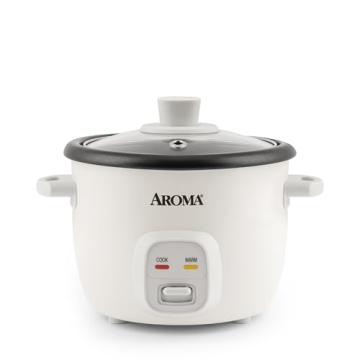 Aroma Housewares 4-Cup Rice Grain Cooker Compact Efficient