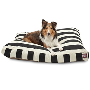 Majestic Pet Rectangle Large Dog Bed Washable – Non Slip Comfy Pet Bed – Dog Crate Bed with Remo...