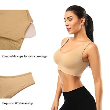 Comfortable BESTENA Sports Bra with Removable Pads