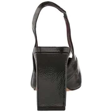 Franco Sarto Womens Averie Pointed Toe Slingback High Heel Pump, Black, 9.5