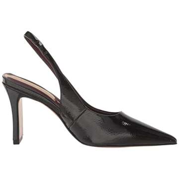 Franco Sarto Womens Averie Pointed Toe Slingback High Heel Pump, Black, 9.5