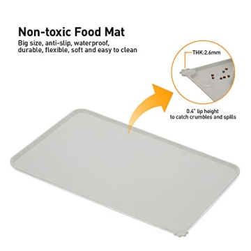 YEACHA Elevated Cat Bowls Set with Automatic Water Dispenser